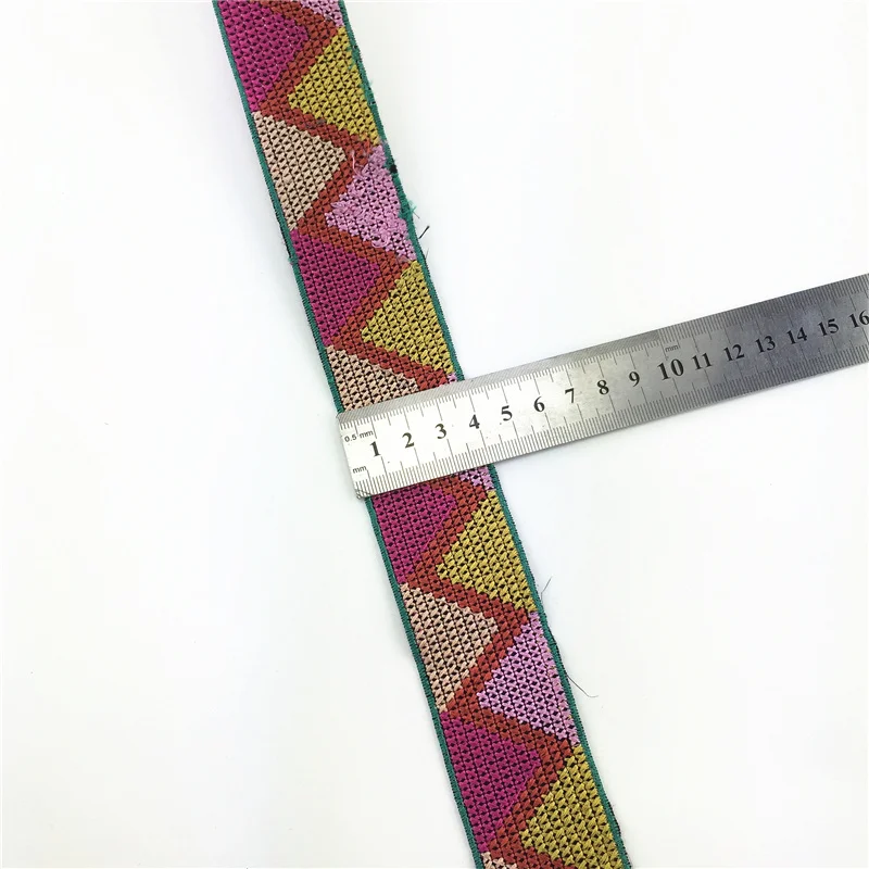 1 ярд винтажная Этническая ВЫШИТАЯ лента Бохо сделай сам Аксессуары для сумок и