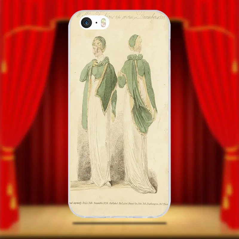 Модная книга Джейн аустен для iPhone 4 4S 5 5S 5C SE 6 6S 7 8 X Plus Coque Shell Мягкие силиконовые