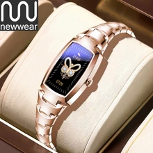 NEWWEAR New Fashion Smart Watch Women Watches Heart Rate Monitor Call Reminder Bluetooth Ladies Smar