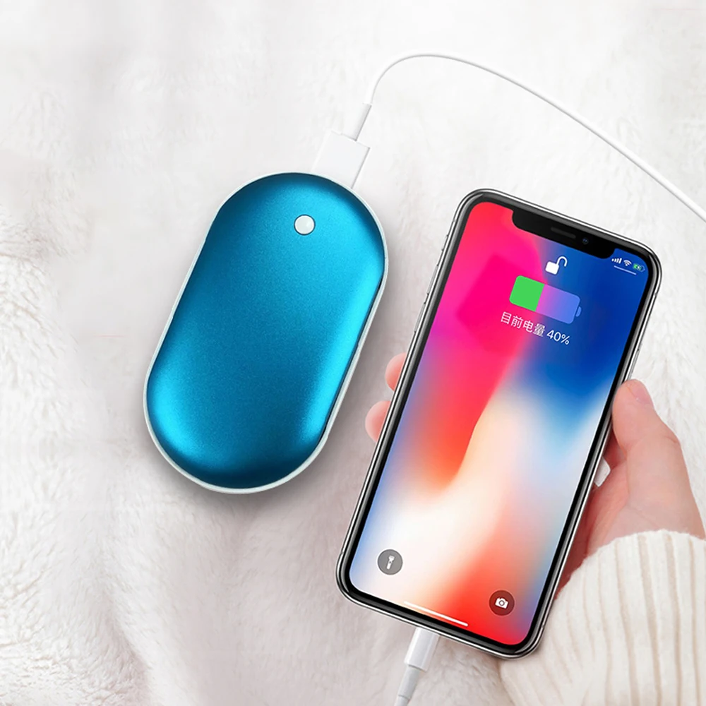 Новый 5200/4000 мА/ч USB Перезаряжаемые светодиодный электрическая грелка для рук