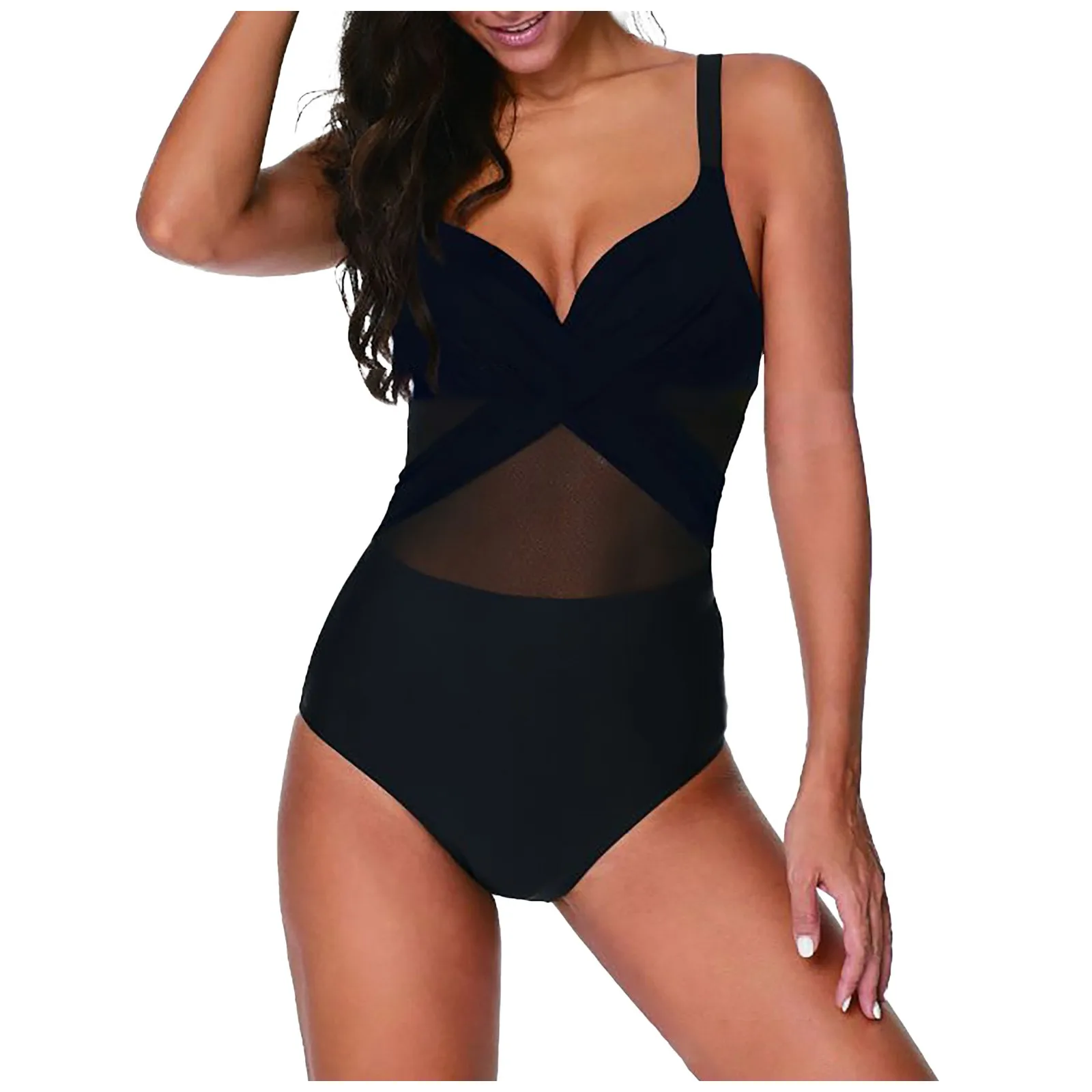 

bikini 2021 Women Plus Size Tankini Swimjupmsuit Swimsuit Beachwear Padded Swimwear swimwear women tankini bathing suit women