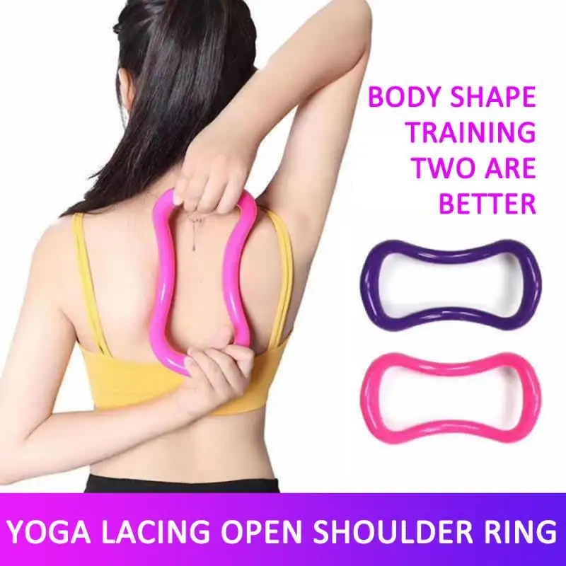 

Handy Yoga Ring Circle Stretch Resistance Pilates Body Building Fitness Workout Family Self-strength Training Equipment