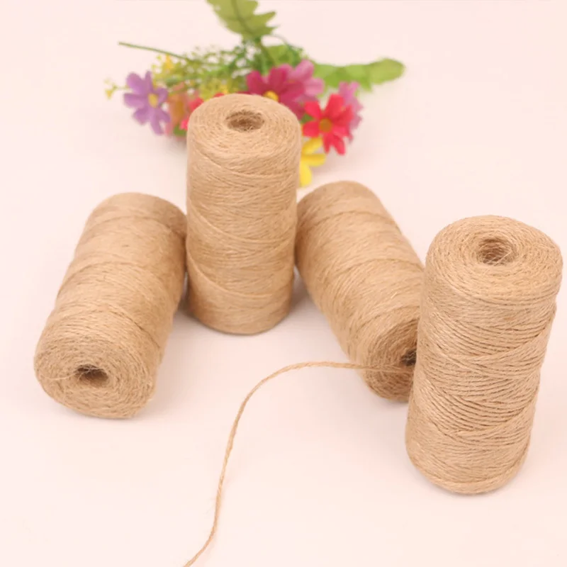 

Natural Jute Burlap Ribbon with White Lace for DIY Home Decoration, Wedding Party and Gift Packaging