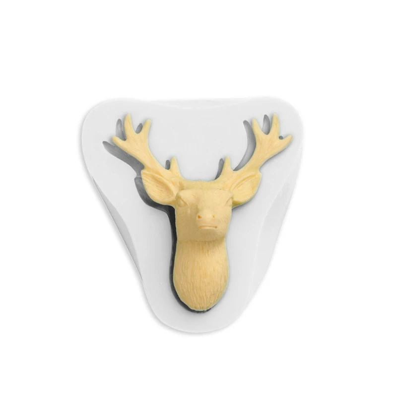 

2Pcs 3D Christmas Hippo and Elk Mold Silicone Deer Epoxy Resin Casting Mold Kit