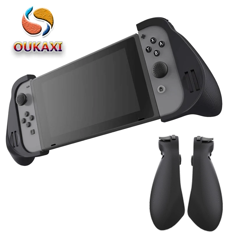 

For Nintend Switch Grip Case with 4 Game Cards Storage Ergonomic Handle Include 4 Thumb Grips For Nintendo Switch NS Accessories