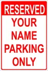 Новый Винтажный знак, оригинальная индивидуальная парковка с именем под заказ, только для дома, бара, клуба, отеля, уличный гараж