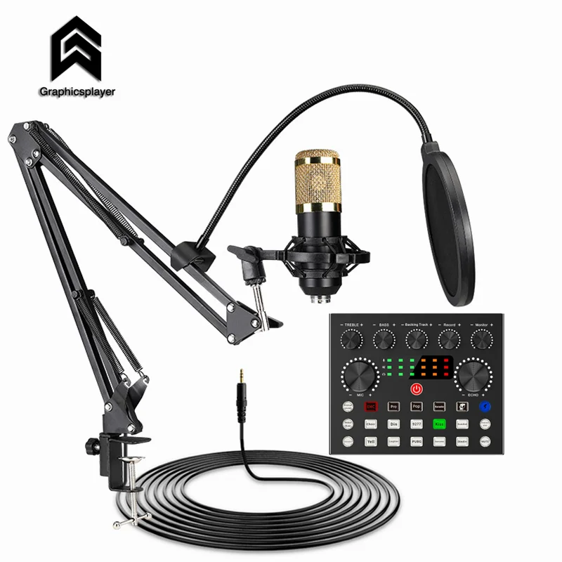 

Bluetooth-микшер BM800 V8S, с разъемом USB 3,5 мм