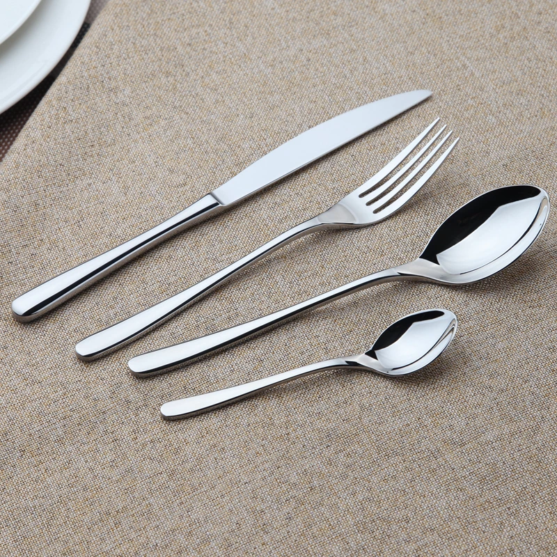 

Dinnerware Set Stainless Steel Tableware Luxury Cutlery Set Vintage Quality 24Pcs Knife Fork Dining Dinner Set Western