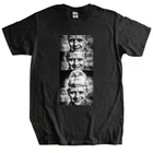 Мужская брендовая футболка Летняя Хлопчатобумажная футболка с персонажем фильма Доктор Ганнибал Лектер, Молчание ягнят