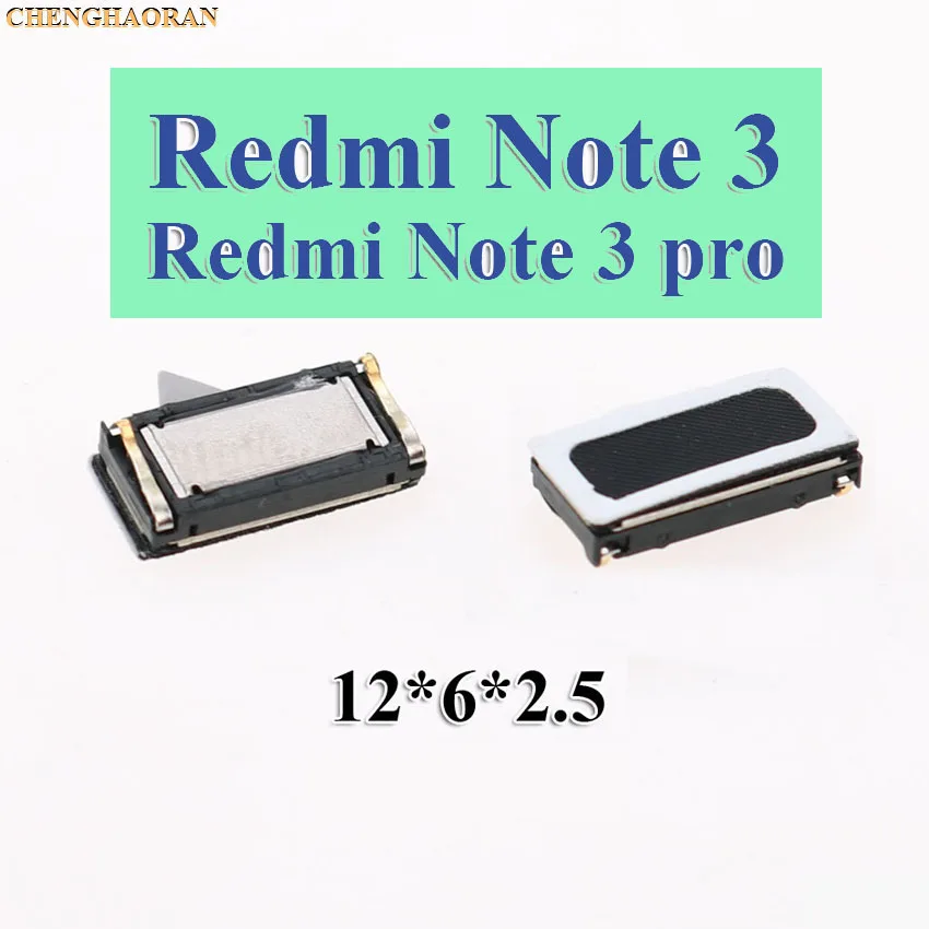 Redmi Note 3 3 Pro 2 шт. наушники звук Топ Динамик приемник для Xiaomi Redmi 6 4 Pro 3 3X3 S S2 Note 7 6 5 2 3 Pro 4 4X 6A 5A - Color: Redmi Note 3 3 Pro