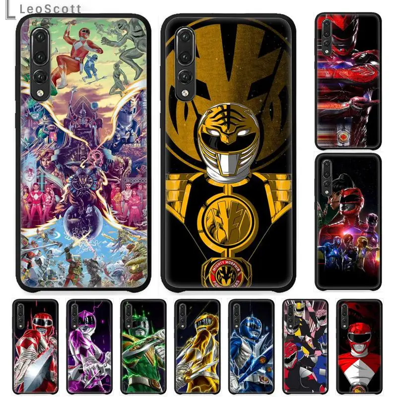 

Mighty Morphin Power Rangers Phone Case For Huawei honor 10 i lite 8x P 20 30 40 lite pro smart 2019 nova 5t mate 20 pro coque