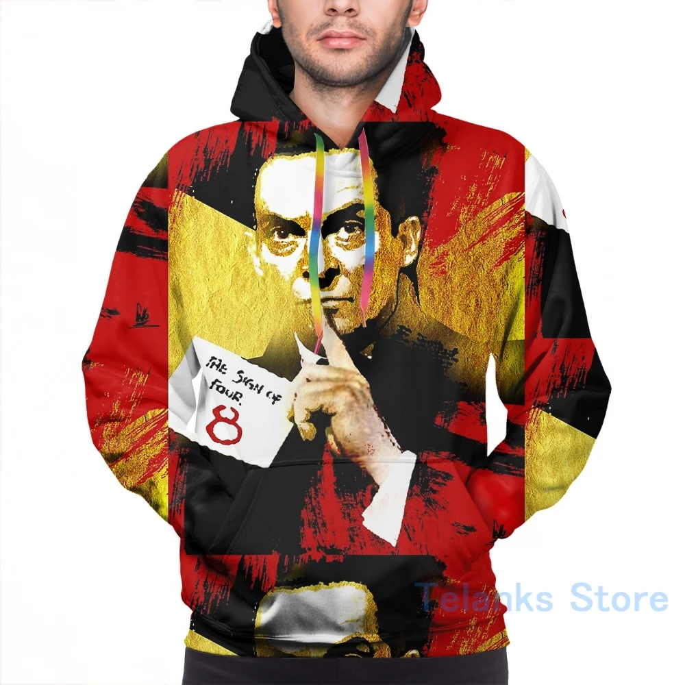 Женская Повседневная Толстовка с забавным принтом sherlock | Мужская одежда