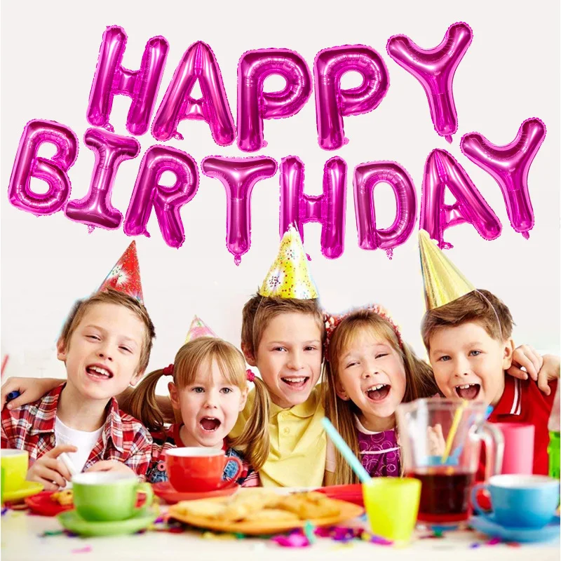 

Aluminum Film Letter Balloons Wedding Birthday Party Scene Decoration Accessories 32 inch Rose Red Letter Balloons Wholesale