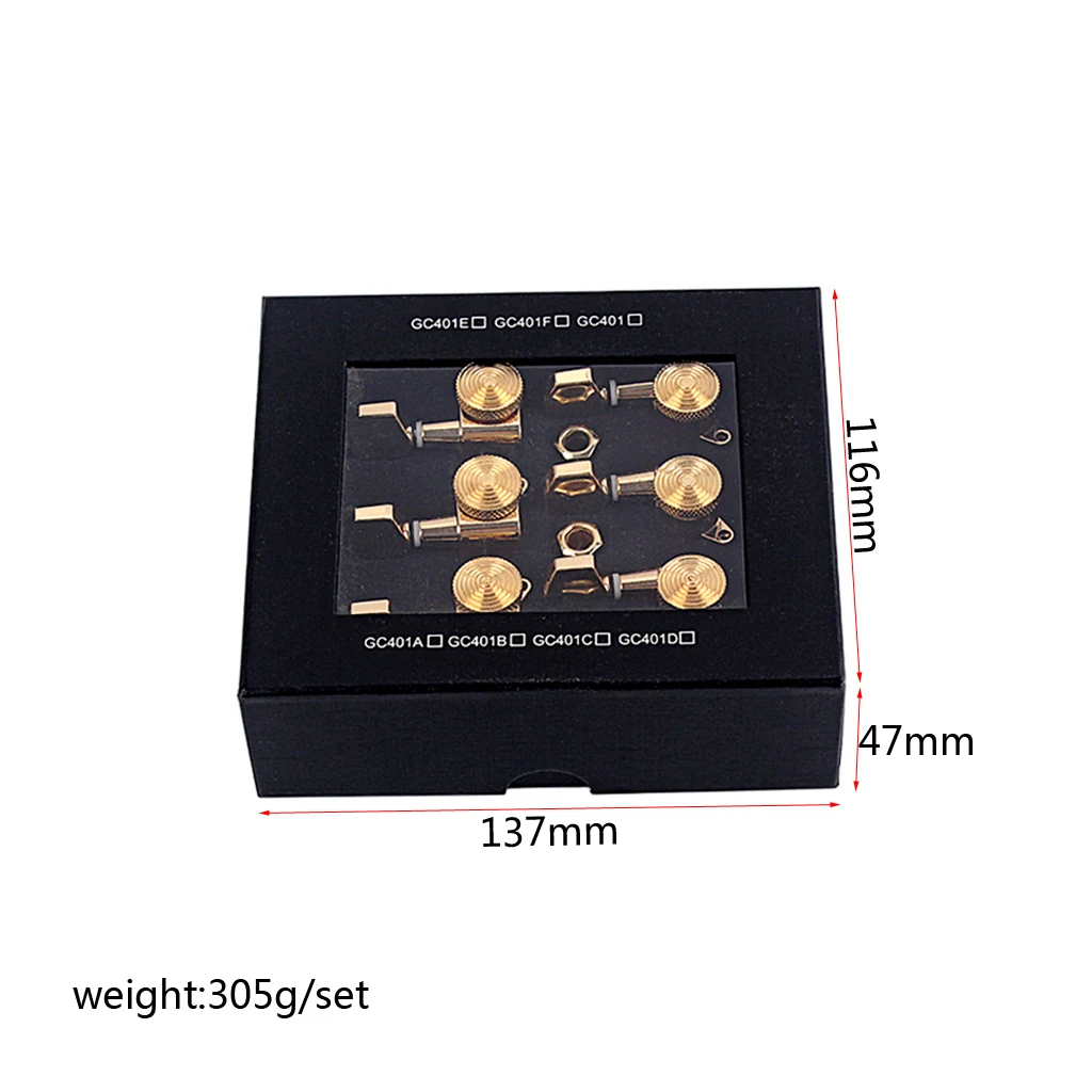 ein set 6 pcs gold gesperrt string tuning pegs schlüssel tuner mechaniken für akustische elektrische gitarre schloss schaller stil free glob