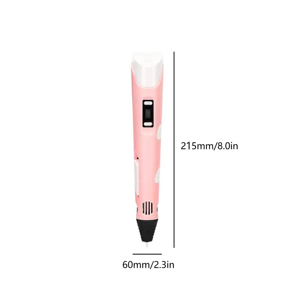 

Portable 3D Pen Original DIY 3D Printing Pen With ABS Filament Toy Birthday Gift For Kids Design Drawing DIY Pen