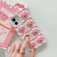 suitable for apple 13 cat claw mobile phone case 12pro net celebrity pinch music iphone11 protective cover 678