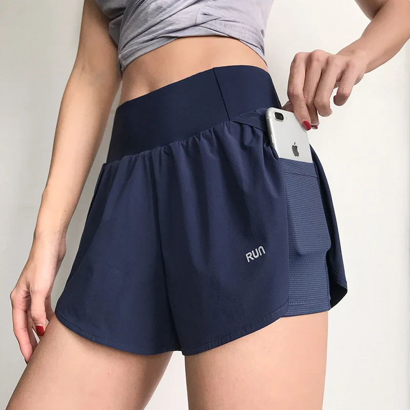 

Yoga Shorts Women 2021 Workout Fitness Gym Running Cycling Biker Shorts High Waisted Quick Drying Jogging Leggings Female Summer