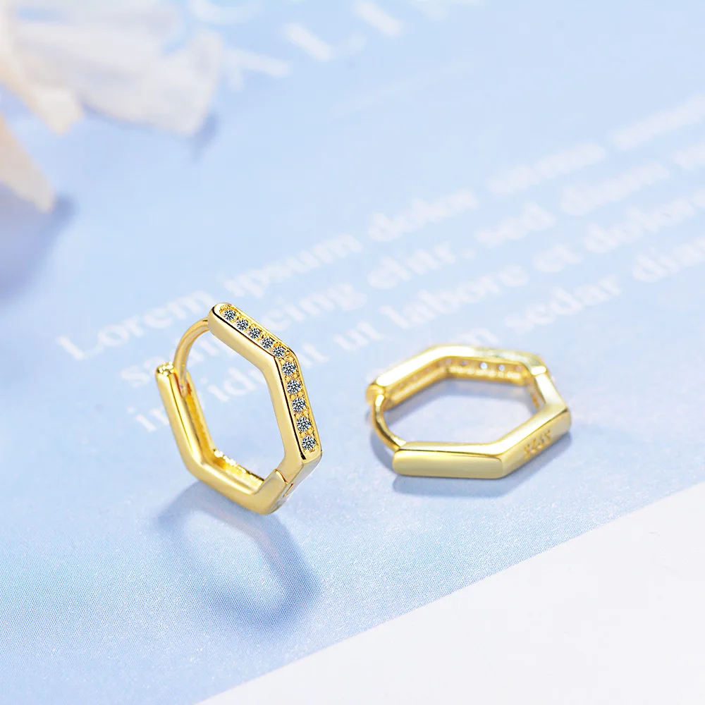 

Summer New Crystal earring Geometry sexy hoop Earrings for women Earrings Fashion Jewelry 2021 Trend Jewelry