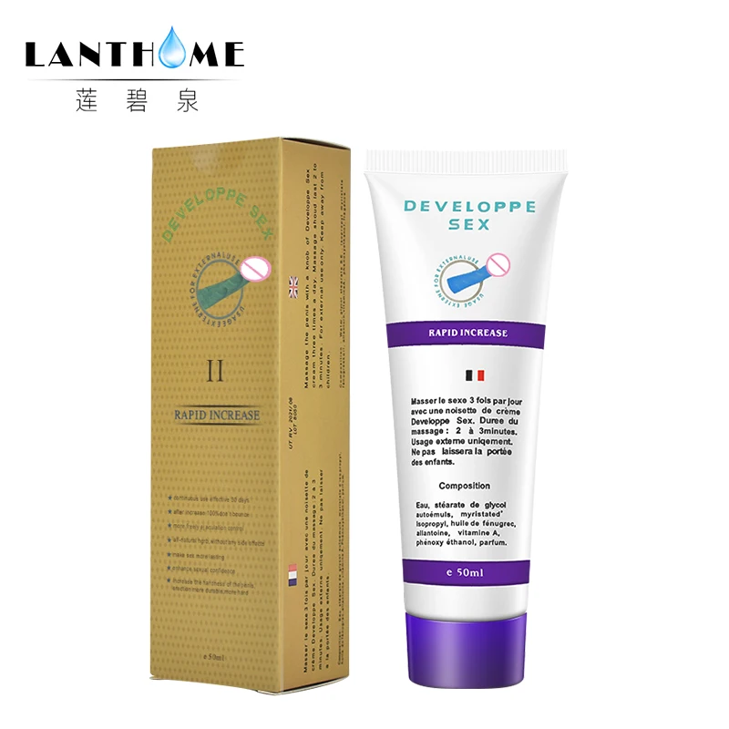 Крем для увеличения пениса сильный мужской Массажный гель XXL крем роста член