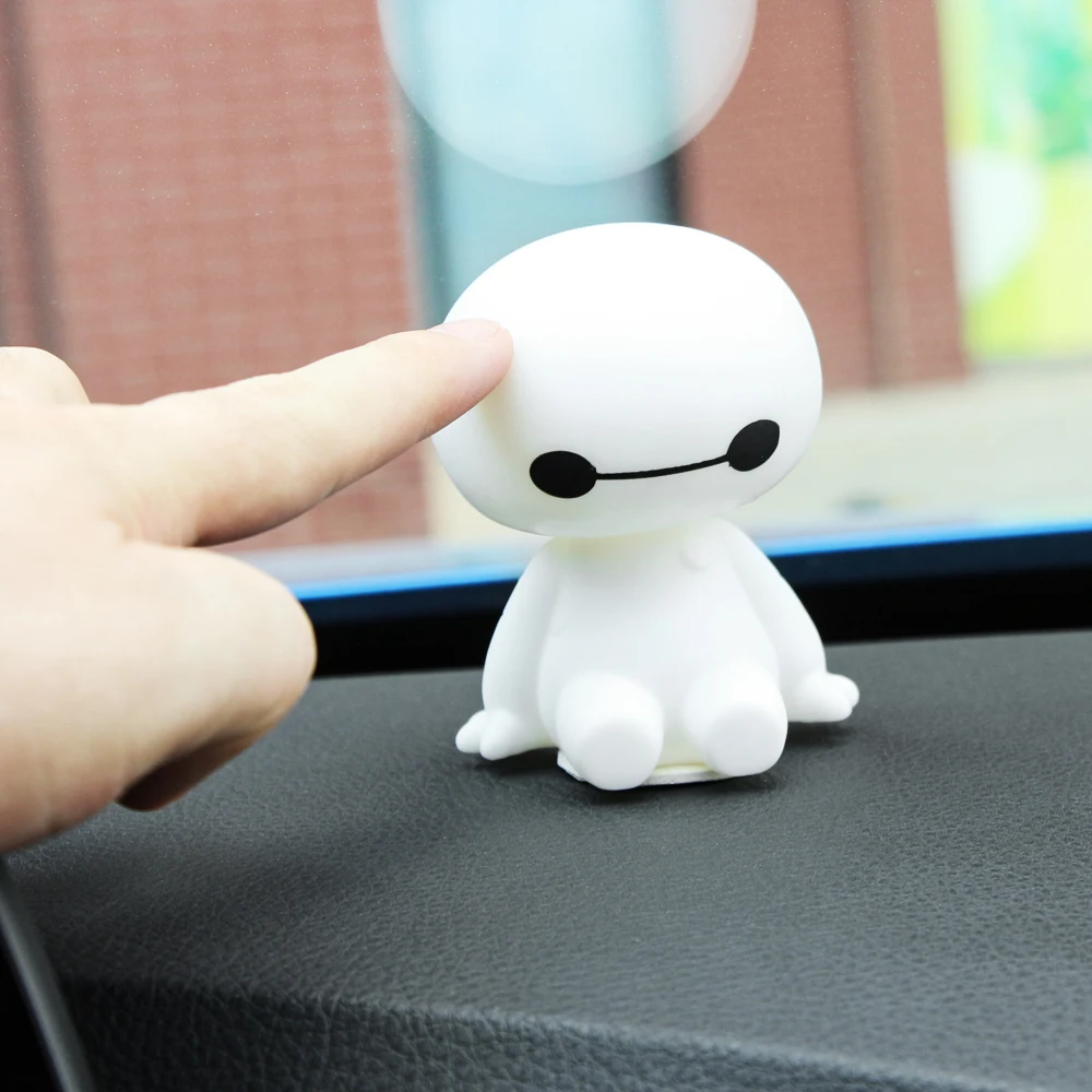 Бамбуковый древесный уголь автомобильный орнамент милые качающиеся головы