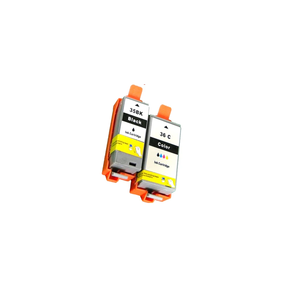 2 шт. совместимый чернильный картридж для canon pixma ip100 mini260/320 PGI 35 PGI35 CLI 36 CLI36|ink cartridge|ink