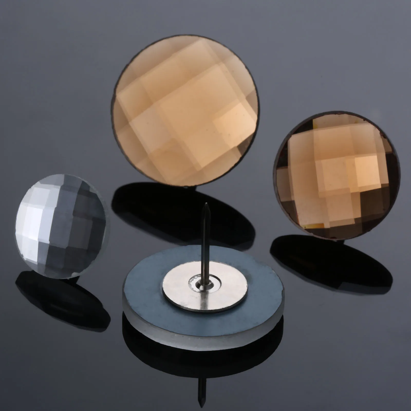 5 шт. стеклянное украшение в виде алмаза мебельные гвозди фон с имитацией