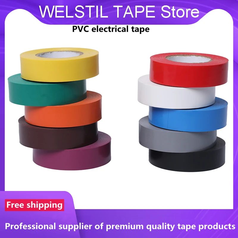 Огнестойкая ПВХ изоляционная лента для проводов 20 м электрическая высокого