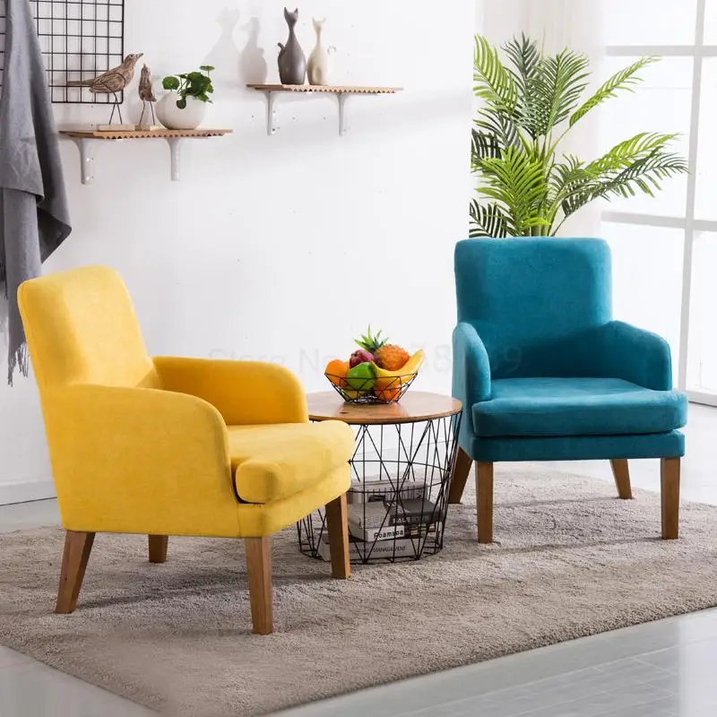 Креативный ленивый скандинавский одноместный диван-стул для балкона маленький