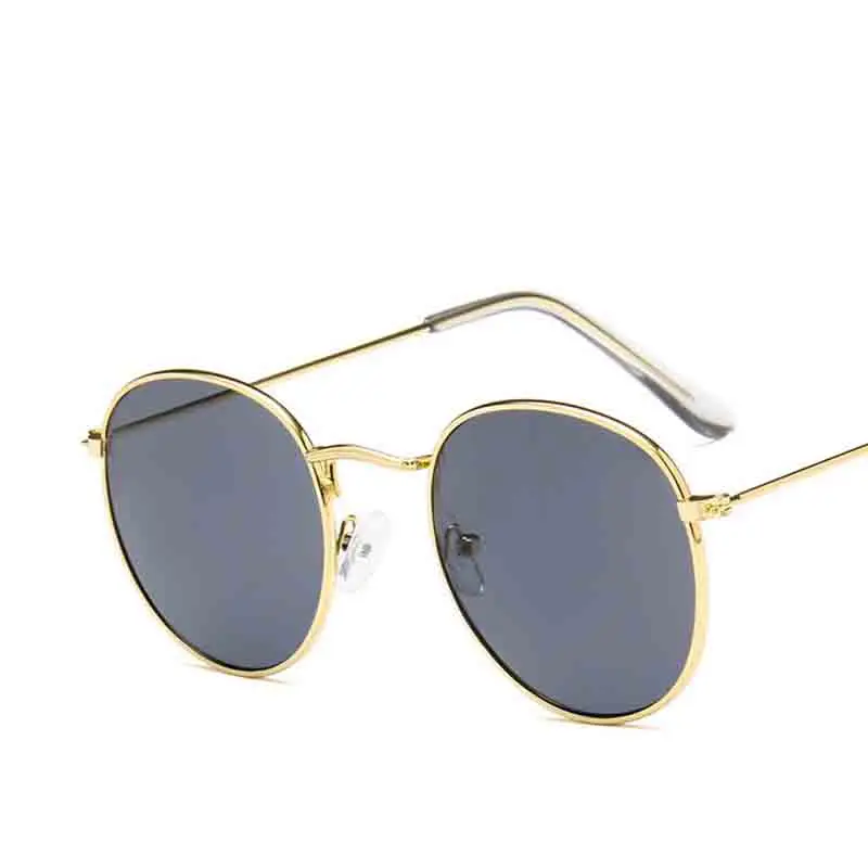 

Retro Round Women Sunglasses New Harajuku Metal Thin edge Big Frmaes Female Sun Glasses Fashion Photochromic Eyewear UV400 AG58