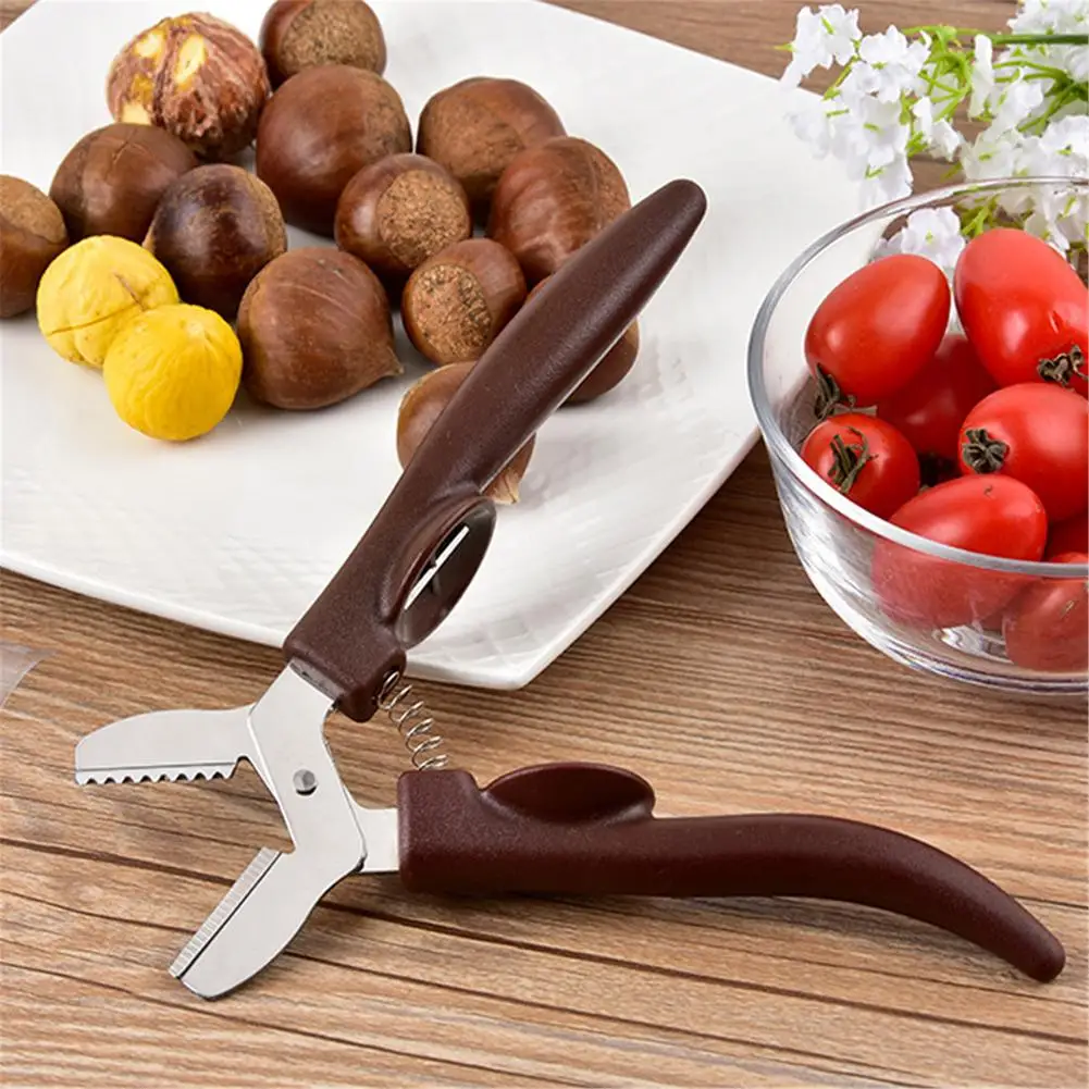 

Multipurpose Chestnut Clip Walnut Clip Chestnut Sheller Kitchen Nut Shelling Tool Nutcracker Peeling Tool Kitchen Accessories