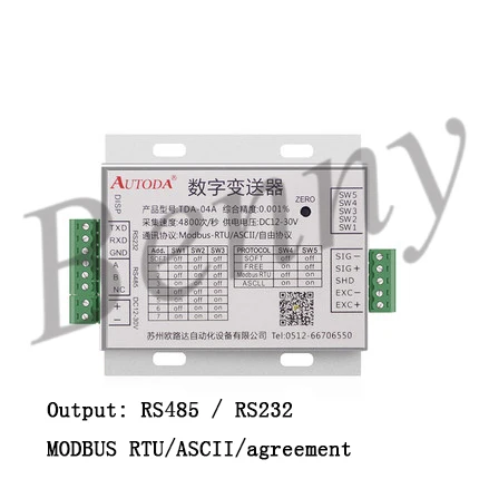 Transmissor de Peso de Conversão de Amplificação de Sinal Digital Tda-04 Rs485 – Rs232