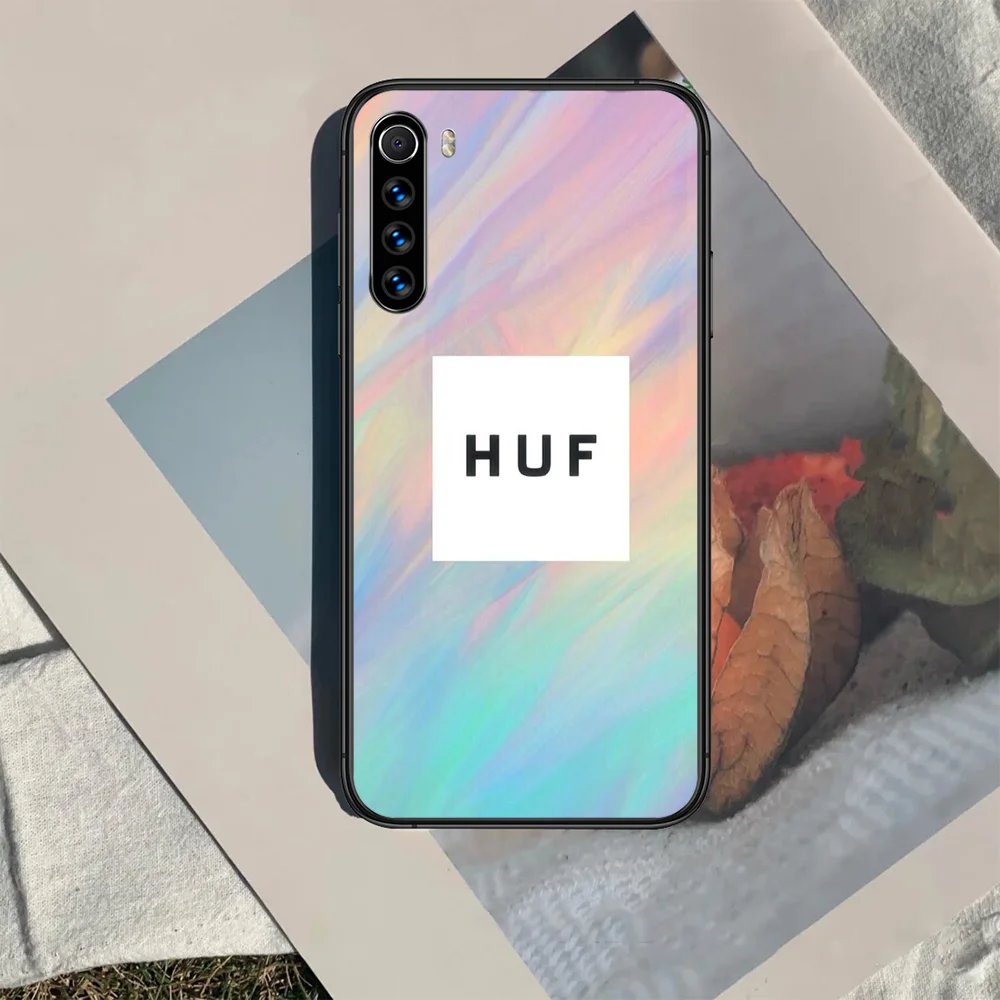 

Fashion Trend Brand HUF Phone Case For XIAOMI Redmi Note 5 7 8 T 9 6A 7A 8A 9S K 20 30 Pro black Coque Luxury Prime Painting
