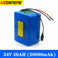 kedanone 6s6p 24v 20ah 25 2v lithium battery pack batteries for electric motor bicycle ebike scooter wheelchair cropper with bms