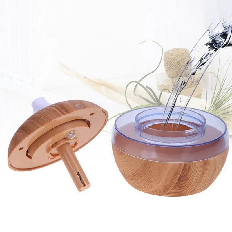 300 мл Мини USB увлажнитель воздуха эфирное масло диффузор Дерево Электрический с