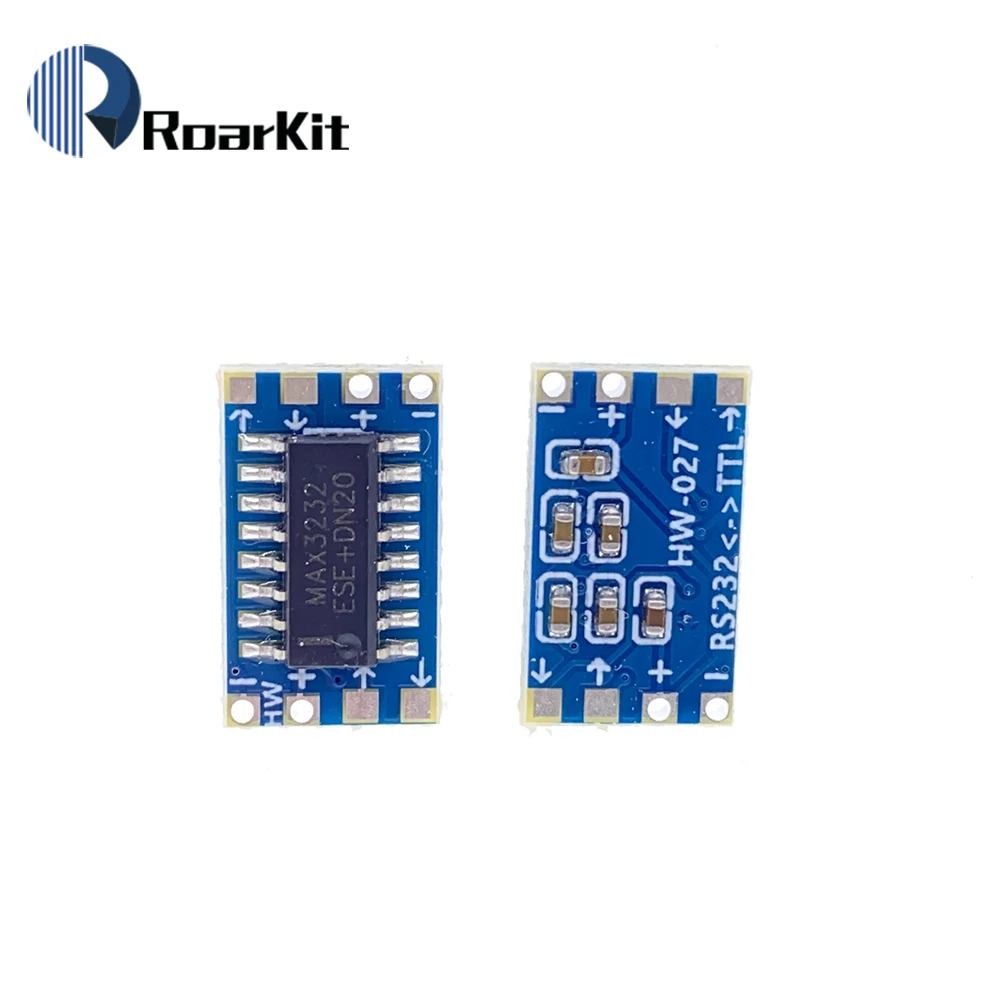 Mini MAX3232 RS232 для TTL последовательного порта преобразователь щетка модуля