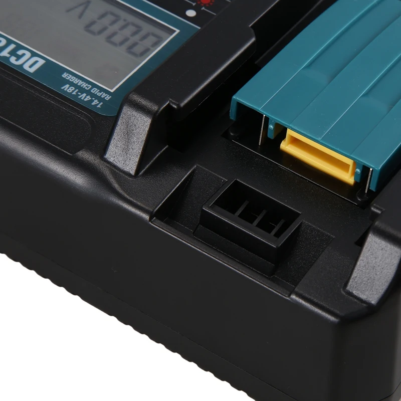 14 4v 18v li ion battery charger voltage current lcd digital display for makita dc18rf bl1830 bl1815 bl1430 dc14sa dc18sc dc18rc free global shipping
