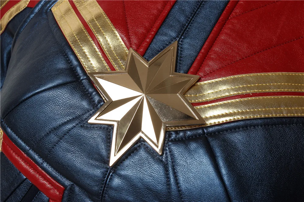 Костюм капитана Марвел для косплея Carol Danvers костюмы супергероя для Хэллоуина Ms. Marvel комбинезон для косплея COSPLAYONSEN