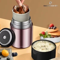 ownpower food thermos304 stainless steel lunch box800ml1000ml1200ml insulated container business portable picnic noodles