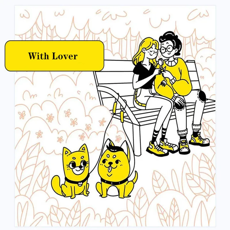 

Portable Dog Leash Fashion And Durable Reflective Nylon Leash Corgi Dog Teddy Outdoor Safe Travel Walking The Dog Pet Supplies