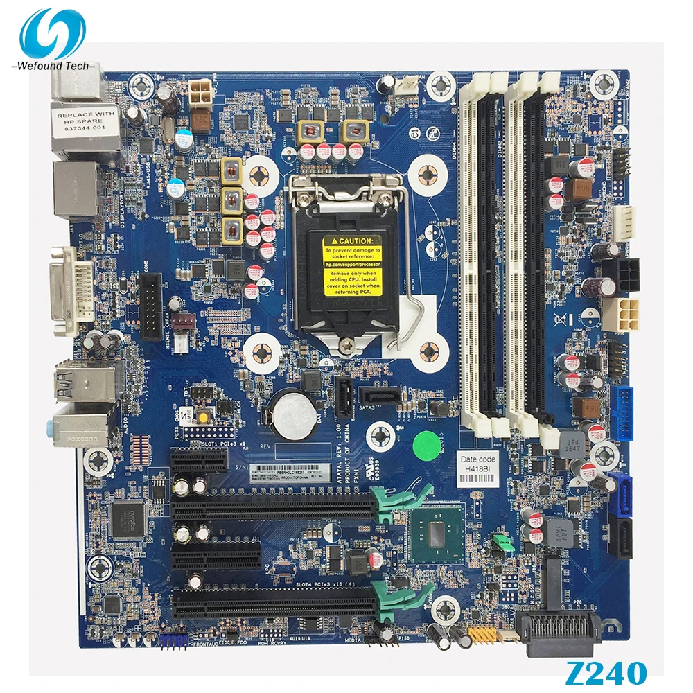 

100% Working For HP Z240 Tower Workstation Motherboard 837344-001 795000-001