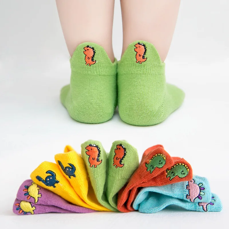 Calcetines divertidos de algod&oacute;n para ni&ntilde;os y adolescentes, medias de malla con lazo de caramelo, 5 pares-2