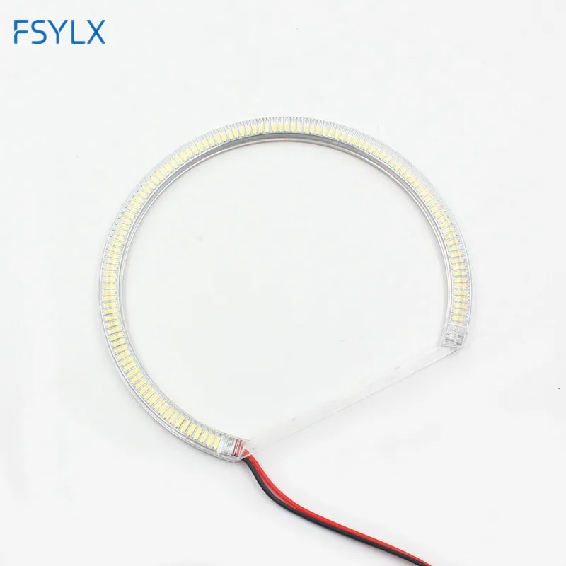 FSYLX1 набор (4*131 мм) ксеноновый белый 120SMD светодиодный ангельские глазки для BMW E36 E38