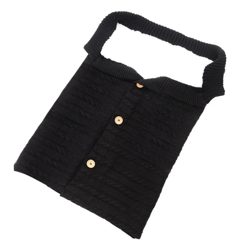 

Newborn Infant Winter Warm Sleeping Bags Infant Button Knit Swaddle Wrap Swaddling Stroller Toddler Blanket Sleeping Bags
