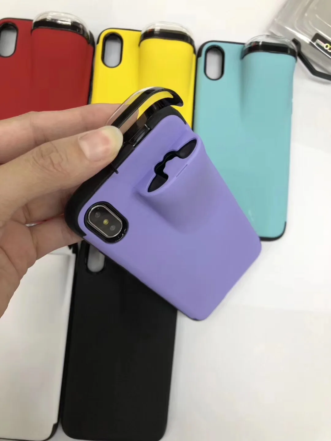 Новинка 2019 Модный чехол для хранения наушников мобильного телефона iPhone11 11Pro max 6 7P