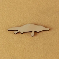 platypus shape mascot laser cut christmas decorations silhouette blank unpainted 25 pieces wooden shape 0752