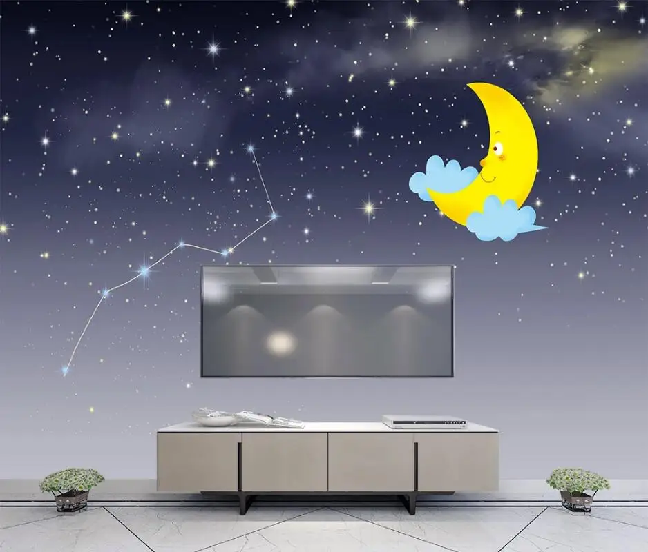 AINYOOUSEM Современная художественная концепция звездное небо фон обои 3d наклейки от AliExpress WW