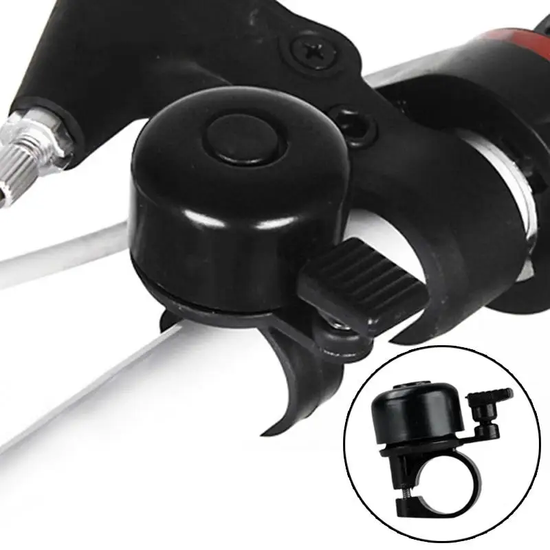 

Black Sport Bicycle Cycling Bell Metal Horn Ring Safety Handlebar Alarm Sound I1U1 P6L7