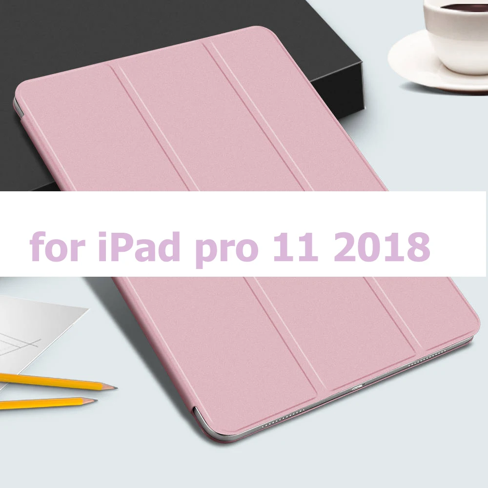 Pro-11 Pink Чехол для планшета SeenDa для iPad Pro 11, чехол для нового iPad Pro 12,9, Магнитный ультра тонкий чехол для смарт-телефона для iPad 12,9 дюймов - Цвет: Pro-11 Pink