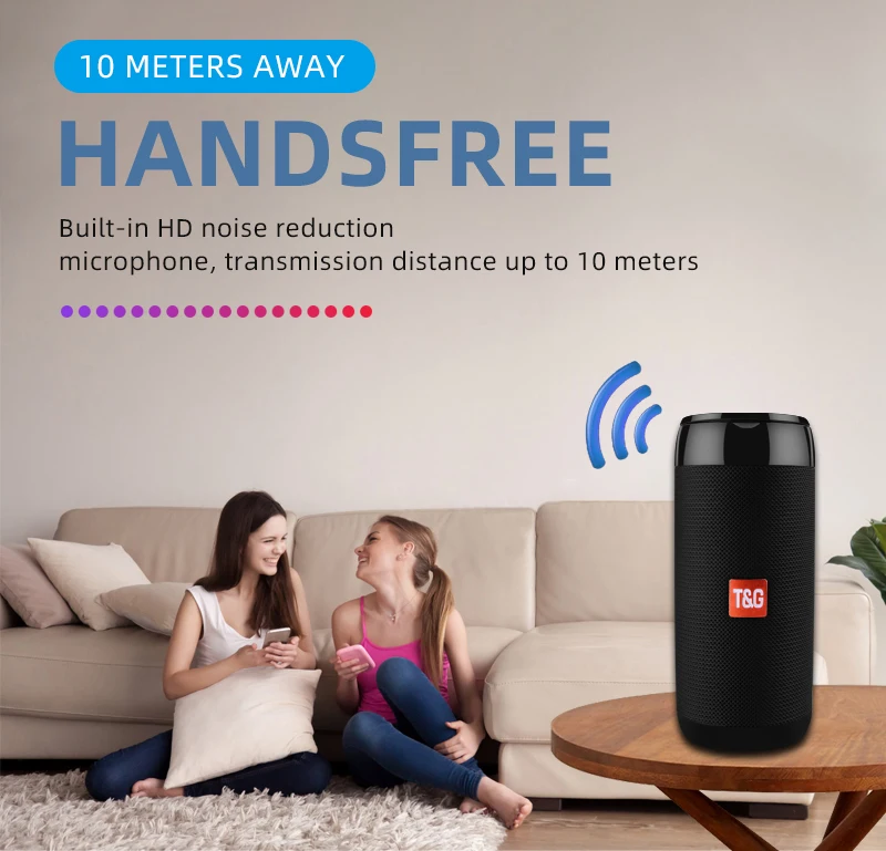 TG113C портативные беспроводные динамики bluetooth водонепроницаемый стерео Колонка Мини динамик с микрофоном FM Радио MP3 коробка басового звука