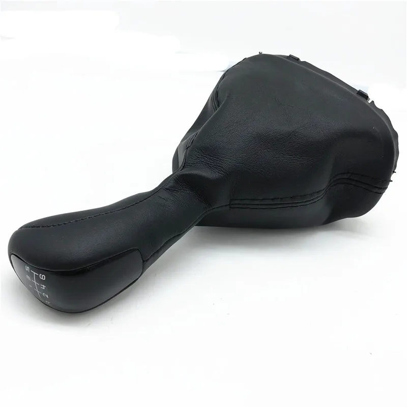 

5 Speed 6 Gear Car Shift Gear Knob With Leather Boot Cover Case For Mercedes Benz C Class W203 S203 Classic Avantgarde Elegance
